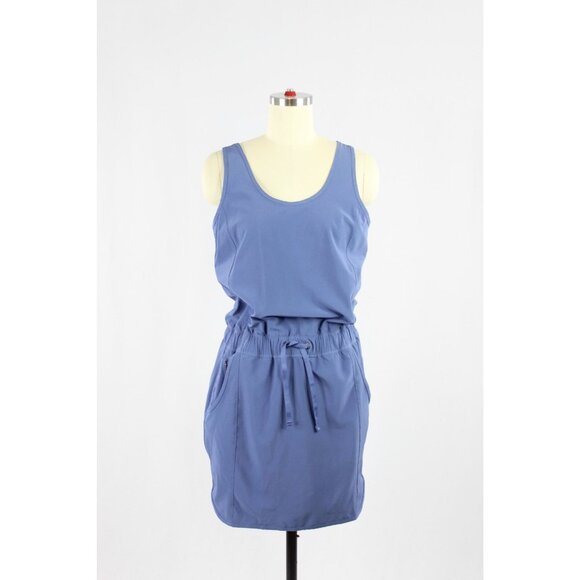 PATAGONIA Fleetwith Current Blue Stretch Plain Weave Tank Dress, Size S - Picture 1 of 16